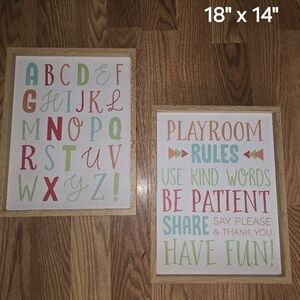 Playroom rules pictures
